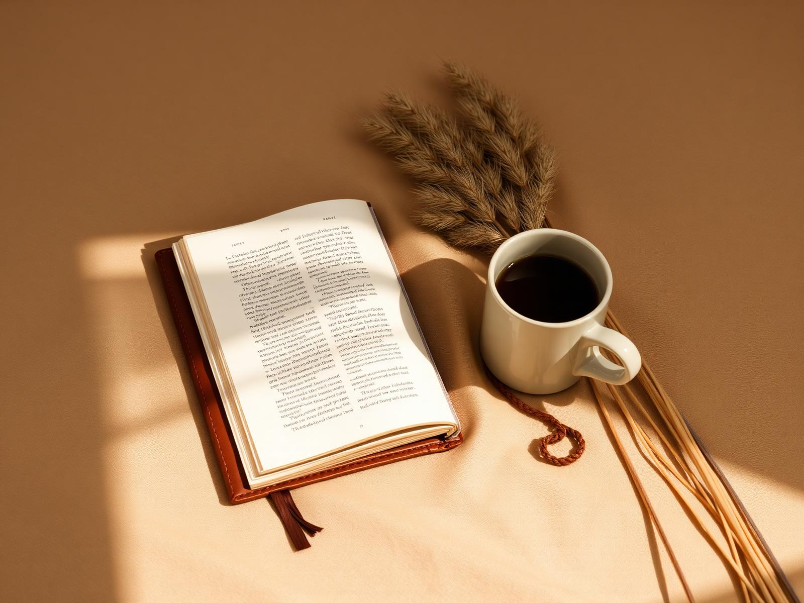 Journal and coffee — quiet study